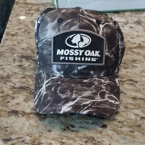 Mossy Oak Black and Brown Camo Hat